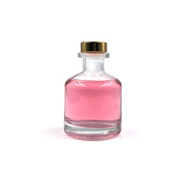 De gerecycleerde Duidelijke Flessen van de Glasverspreider/In reliëf gemaakte Aromatherapy-Glasflessen
