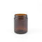 1 - 8 Amber het Glaskruiken van oz, Ronde Amberglas Kosmetische Kruiken met Metaal/Plastic Kappen
