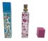 De decoratieve Flessen van het Glasparfum, de Lege Flessen van de Geurolie met Spuitbus/Kleurenkappen