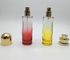 De antieke Duidelijke Flessen van het Glasparfum/Ronde Cilindrische Elegante Parfumflessen